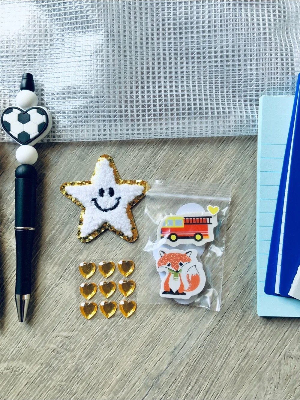 NEW📚Home Crafted Stationery Set: Robot & Soccer